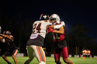 M-50 Football Back Plate<br>Purple + Purple + Gold