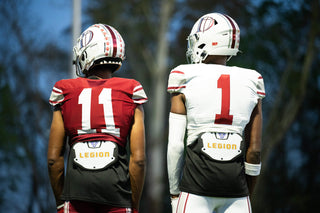 M-50 Football Back Plate<br>Black + Gold + Purple