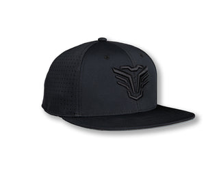Black Logo Black Snap Back