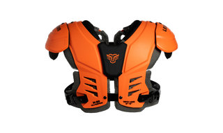 LEGION M-80 Youth Highlight Football Shoulder Pads - Limited Edition in orange and black