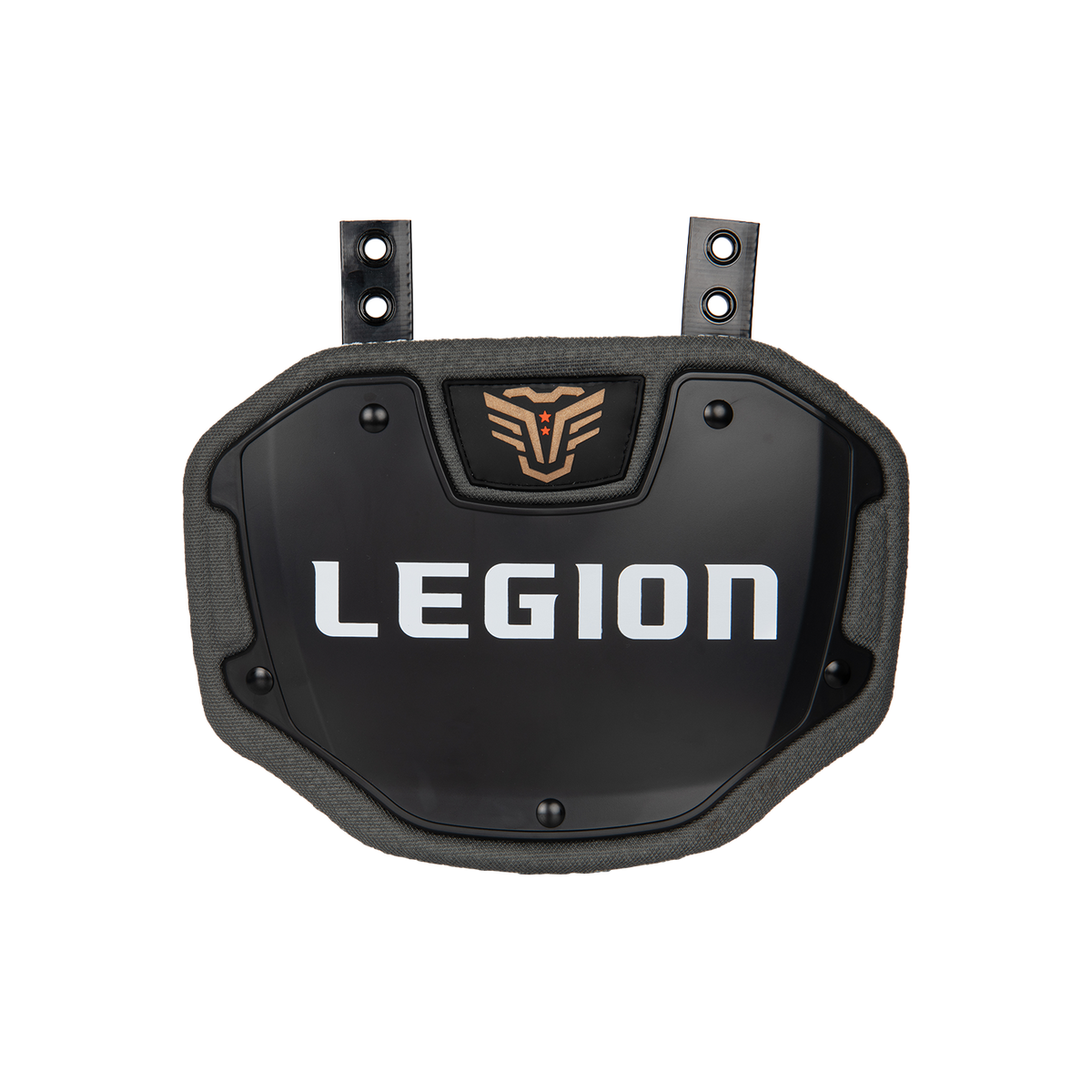 M-50 Football Back Plate Black + Gold + Orange
