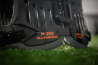 LEGION M-250 Varsity Football Shoulder Pads on green turf